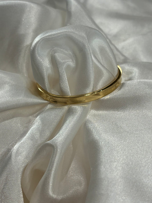 Kiara Χρυσή Χειροπέδα από Ανοξείδωτο Ατσάλι