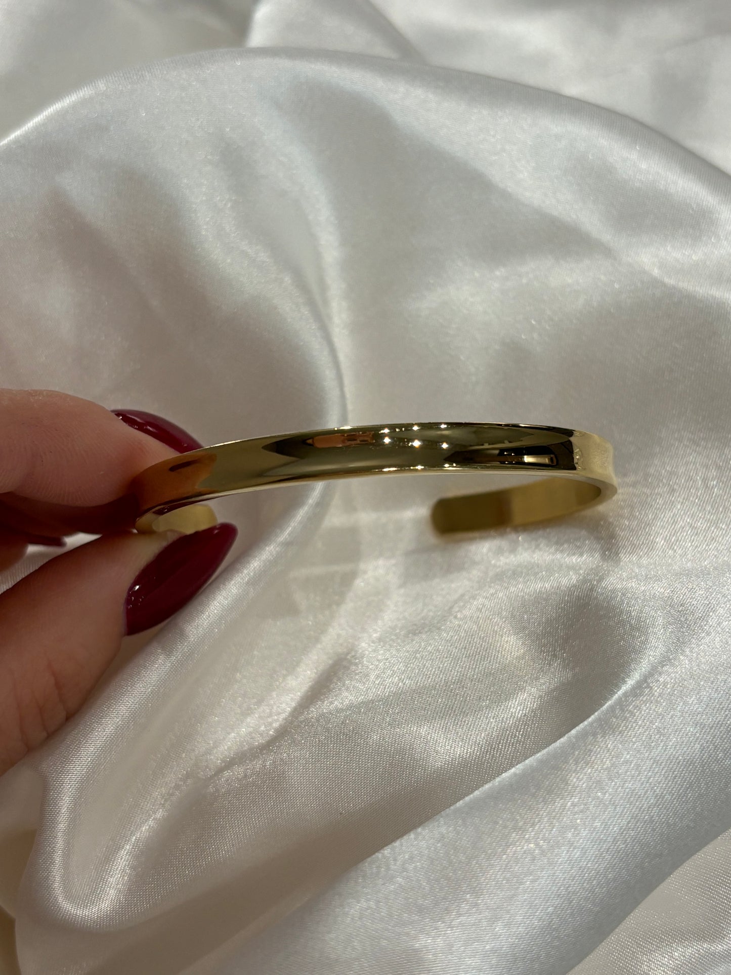 Kiara Χρυσή Χειροπέδα από Ανοξείδωτο Ατσάλι