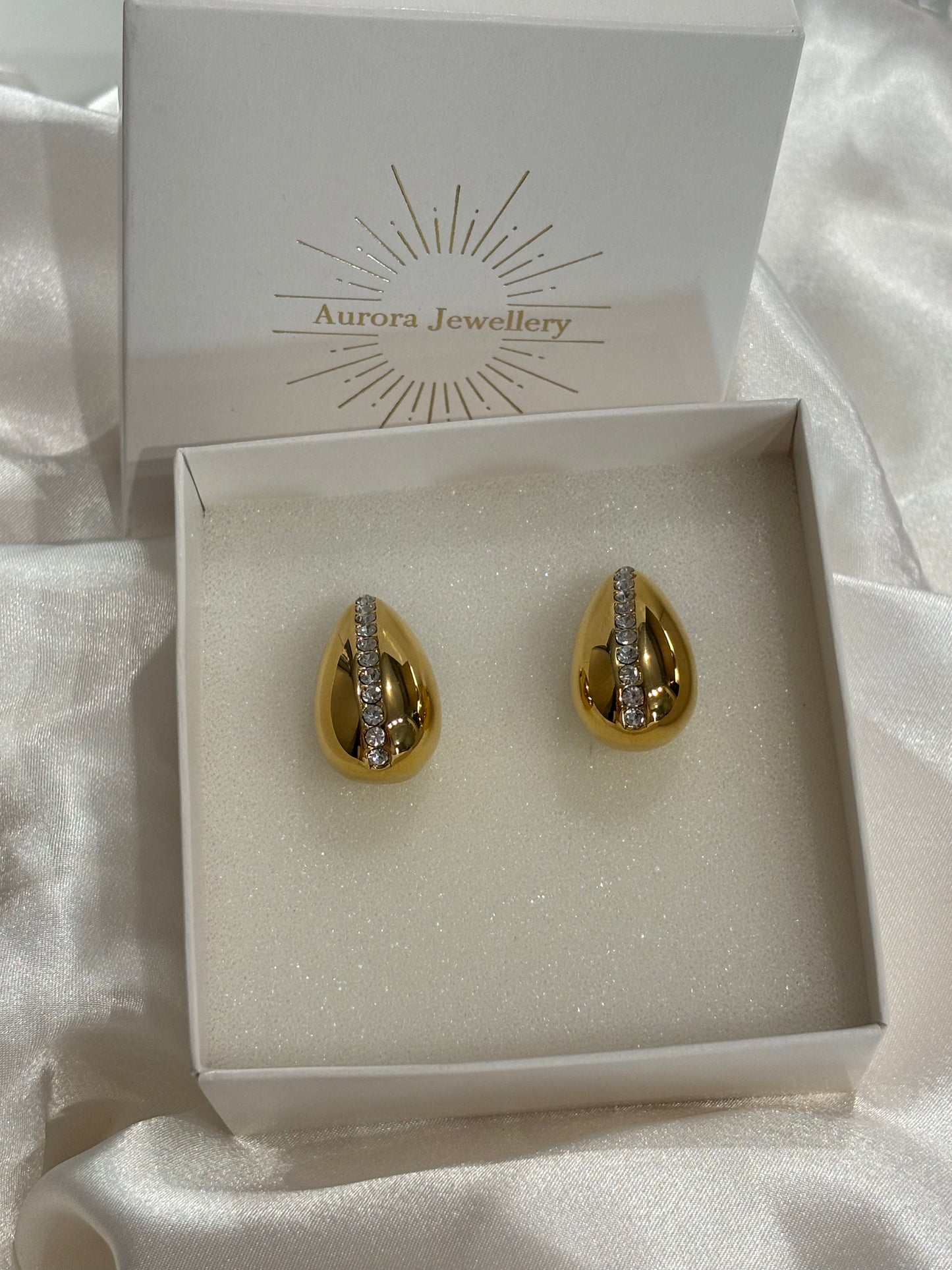 Emma Σκουλαρίκια Δάκρυ με Ζιργκόν