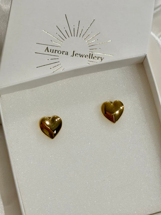 Leaticia Καρφωτά Σκουλαρίκια Καρδούλες – Μικρά & Minimal από Ανοξείδωτο Ατσάλι