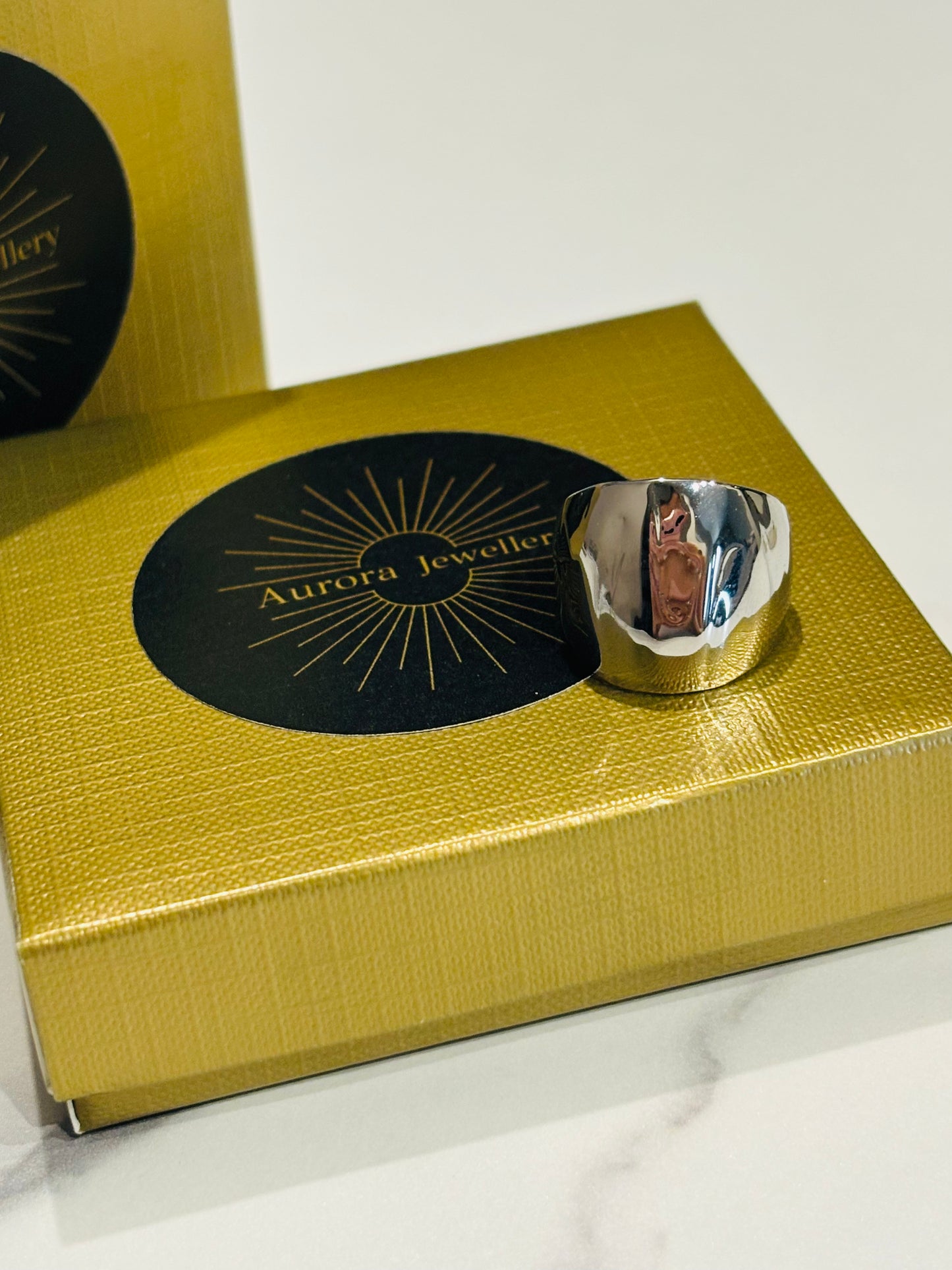 Eleonor Ατσάλινο Δαχτυλίδι – Ανοιχτό, Ρυθμιζόμενο & Ασημί