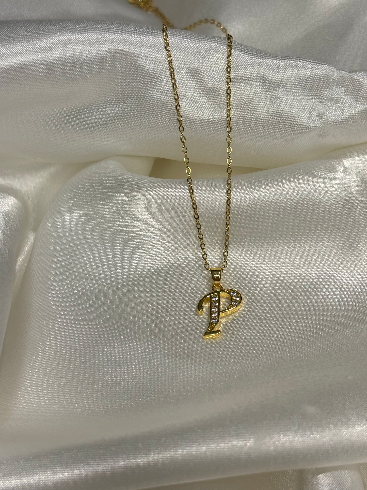 Monograms Χρυσή Αλυσίδα με Μονόγραμμα & Ζιργκόν – Προσωποποιημένο Κολιέ