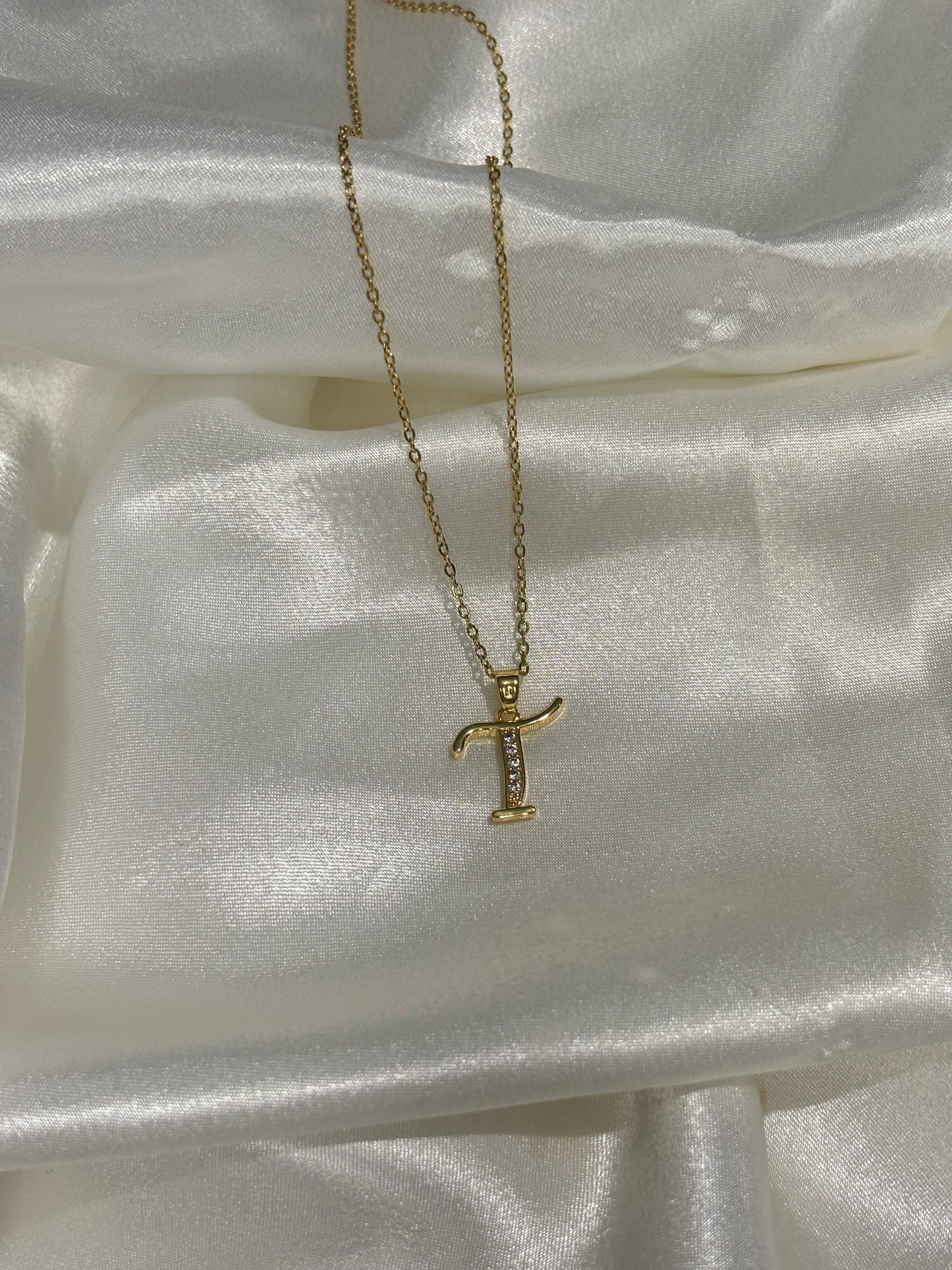 Monograms Χρυσή Αλυσίδα με Μονόγραμμα & Ζιργκόν – Προσωποποιημένο Κολιέ