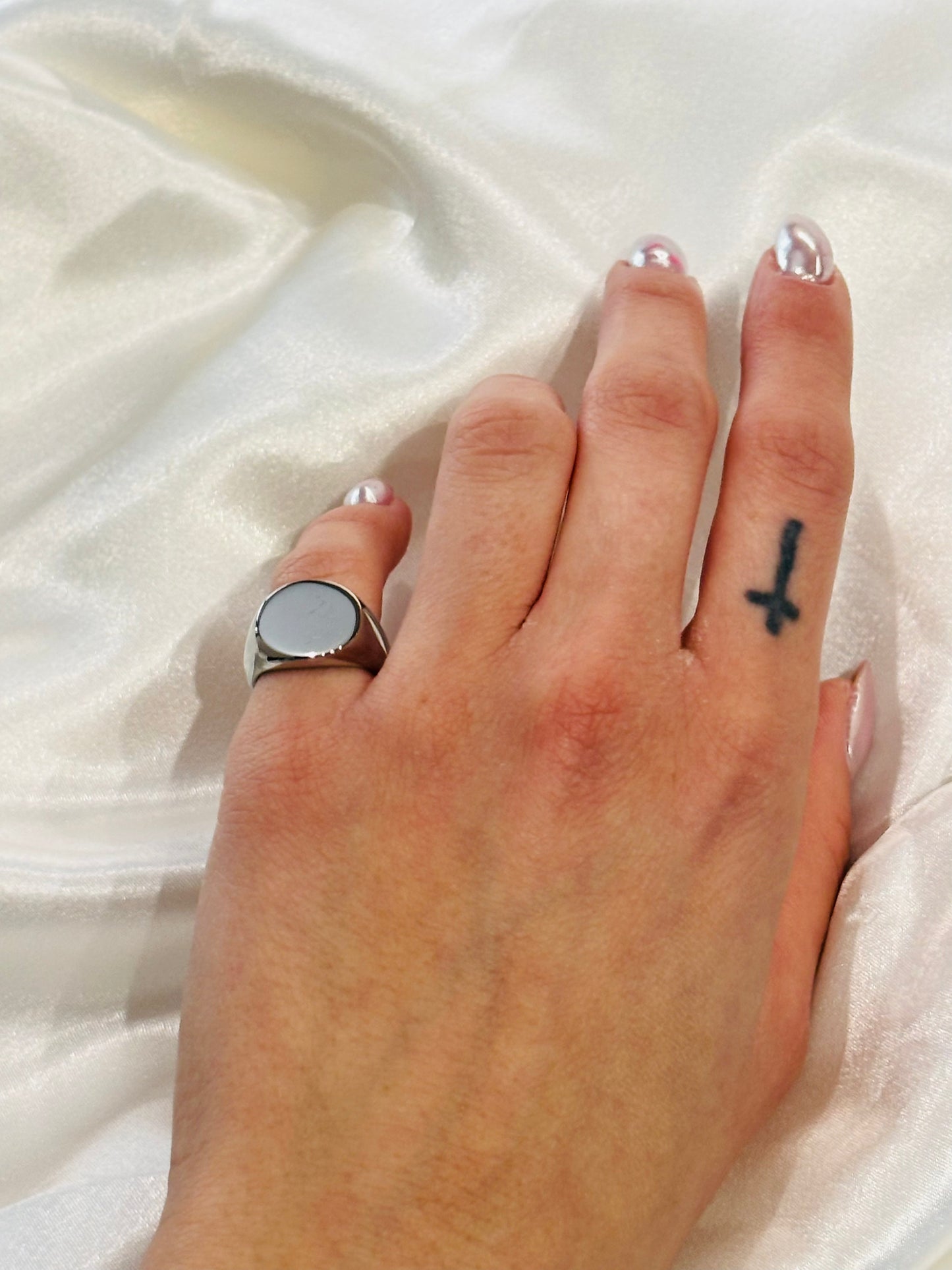 Audrey Minimal Δαχτυλίδι με Κυκλικό Σχέδιο
