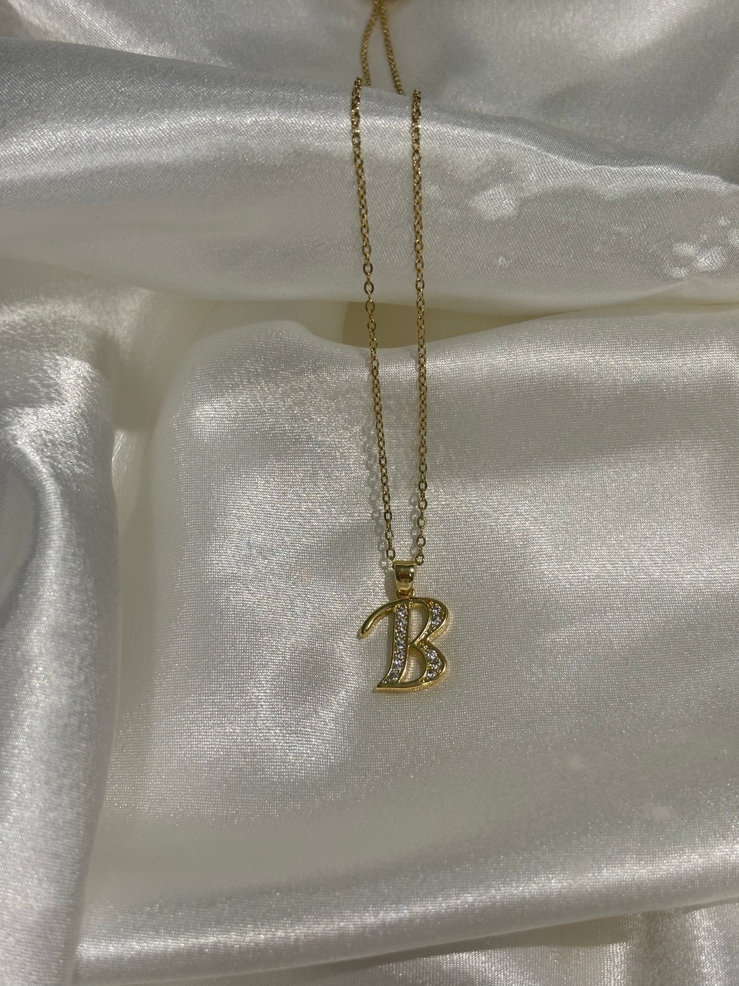 Monograms Χρυσή Αλυσίδα με Μονόγραμμα & Ζιργκόν – Προσωποποιημένο Κολιέ