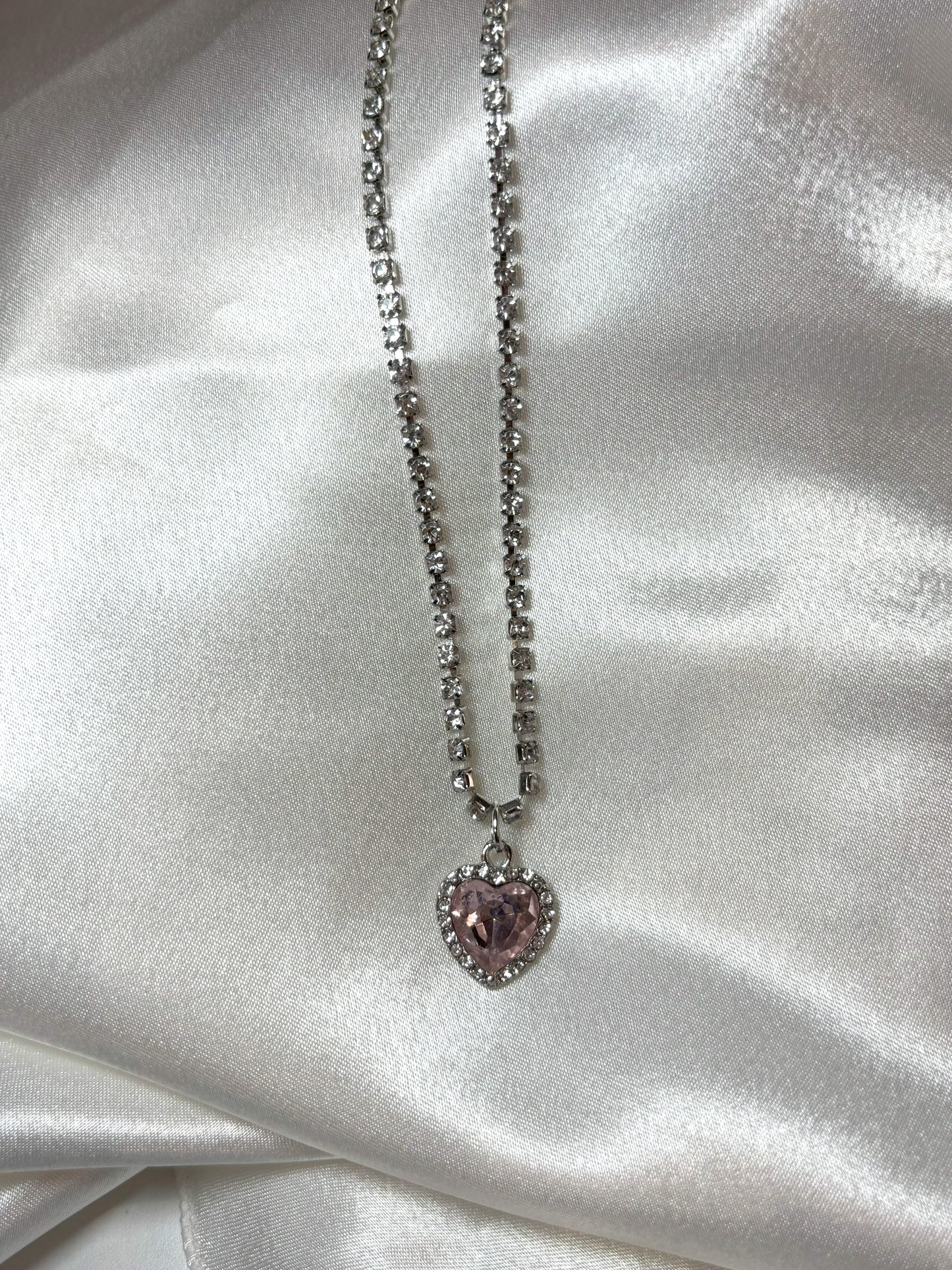 Renata Κολιέ με Καρδιά & Ζιργκόν