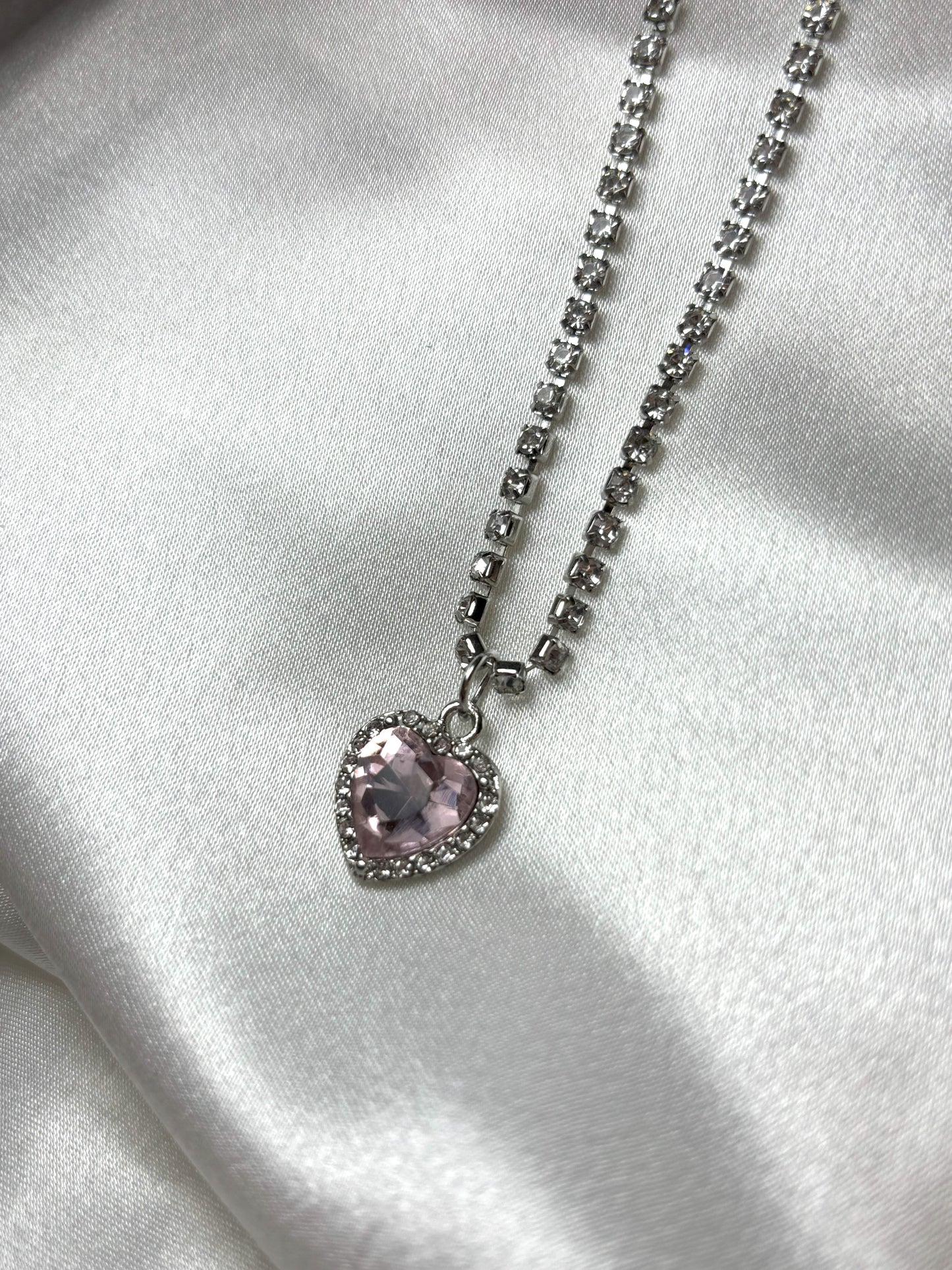 Renata Κολιέ με Καρδιά & Ζιργκόν