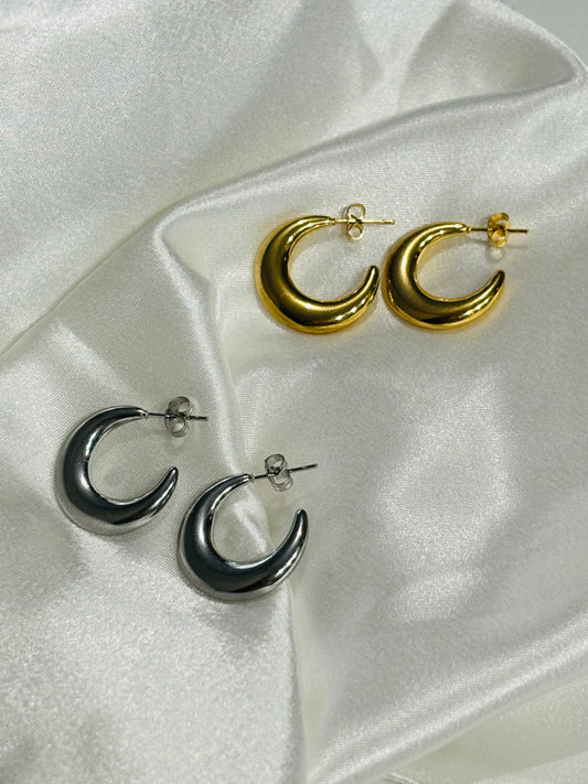 Moonlight Χρυσοί & Ασημένιοι Κρίκοι – Minimal & Κομψοί